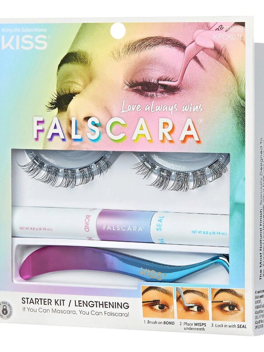 KISS FALSCARA Natural Wispy Wisps (starter kit 10mm-12mm)